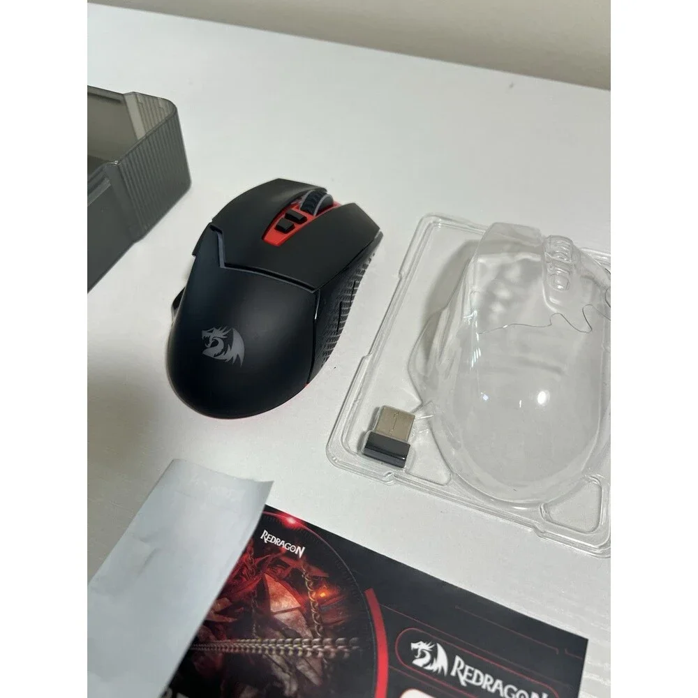 Redragon M690-1 Mirage 2 Wireless Gaming Mouse 2400 DPI Red Backlight